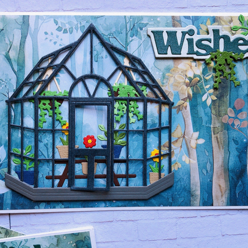 Flower House Metal Cutting Dies