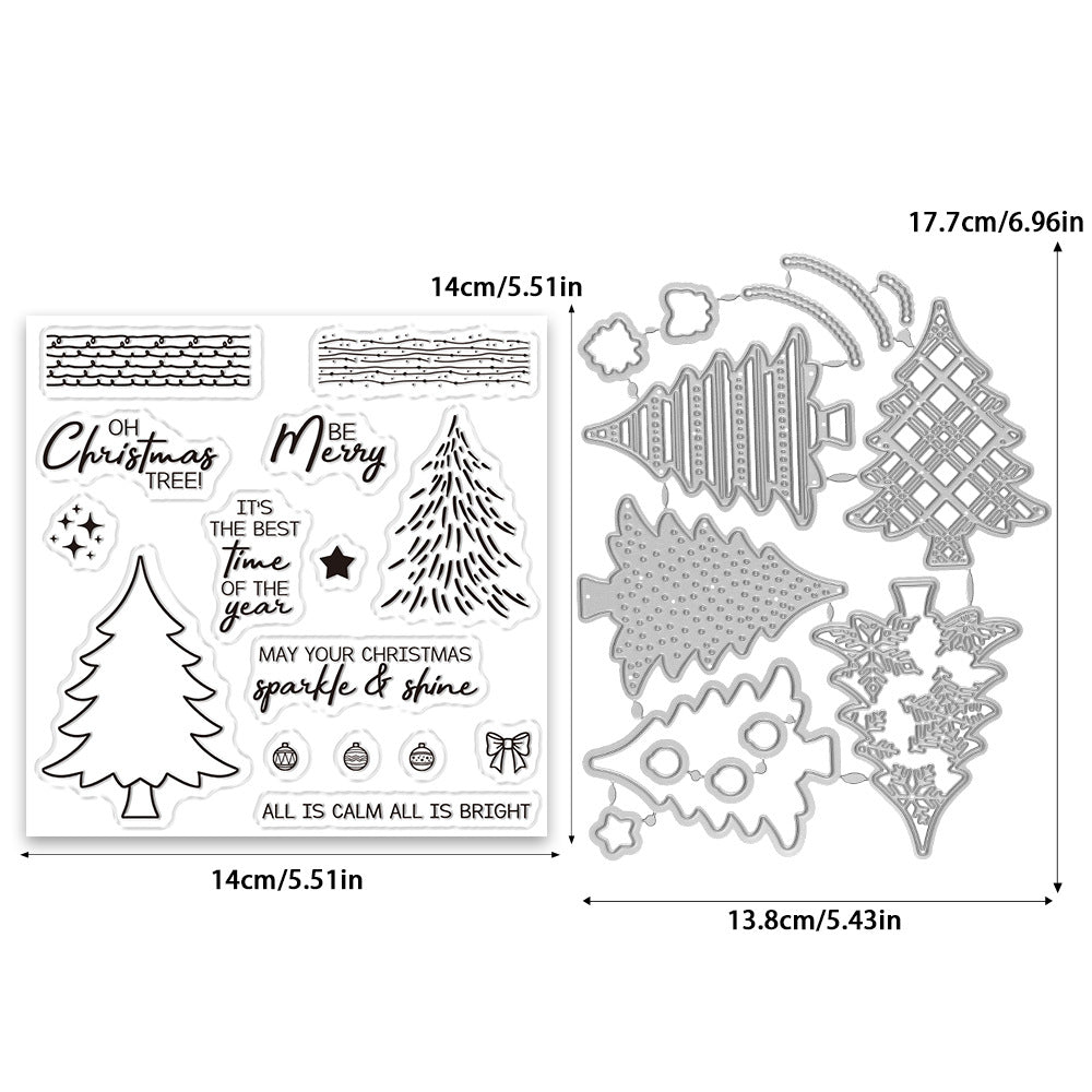Merry Christmas Dies & Stamps Set