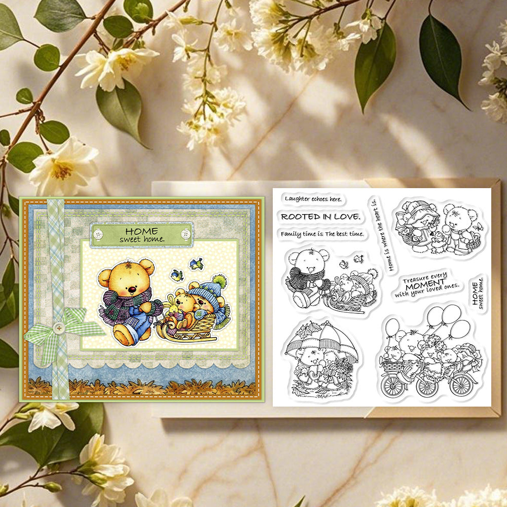 Bear Family Clear Stamps
