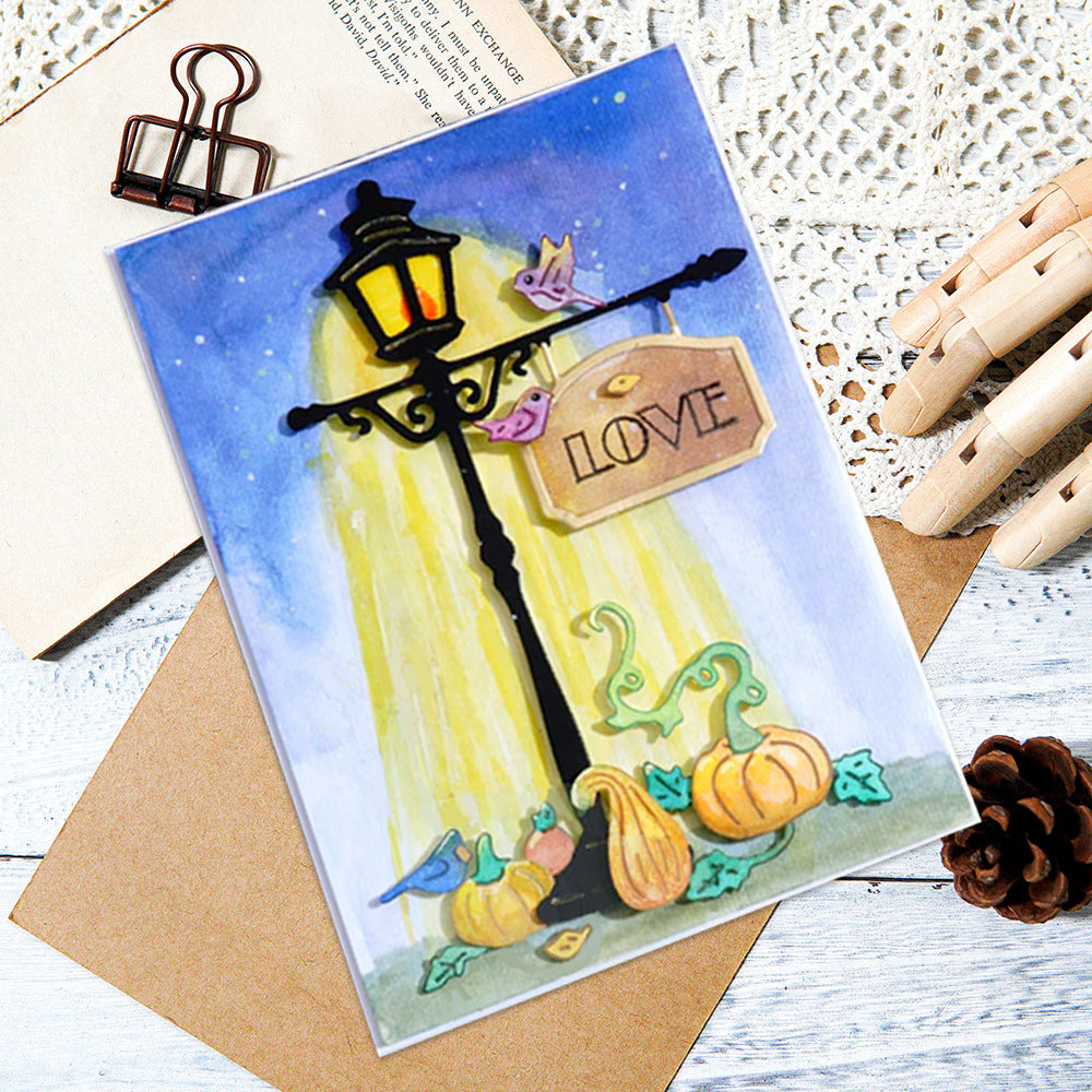 Pumpkin Street Lights Metal Cutting Dies