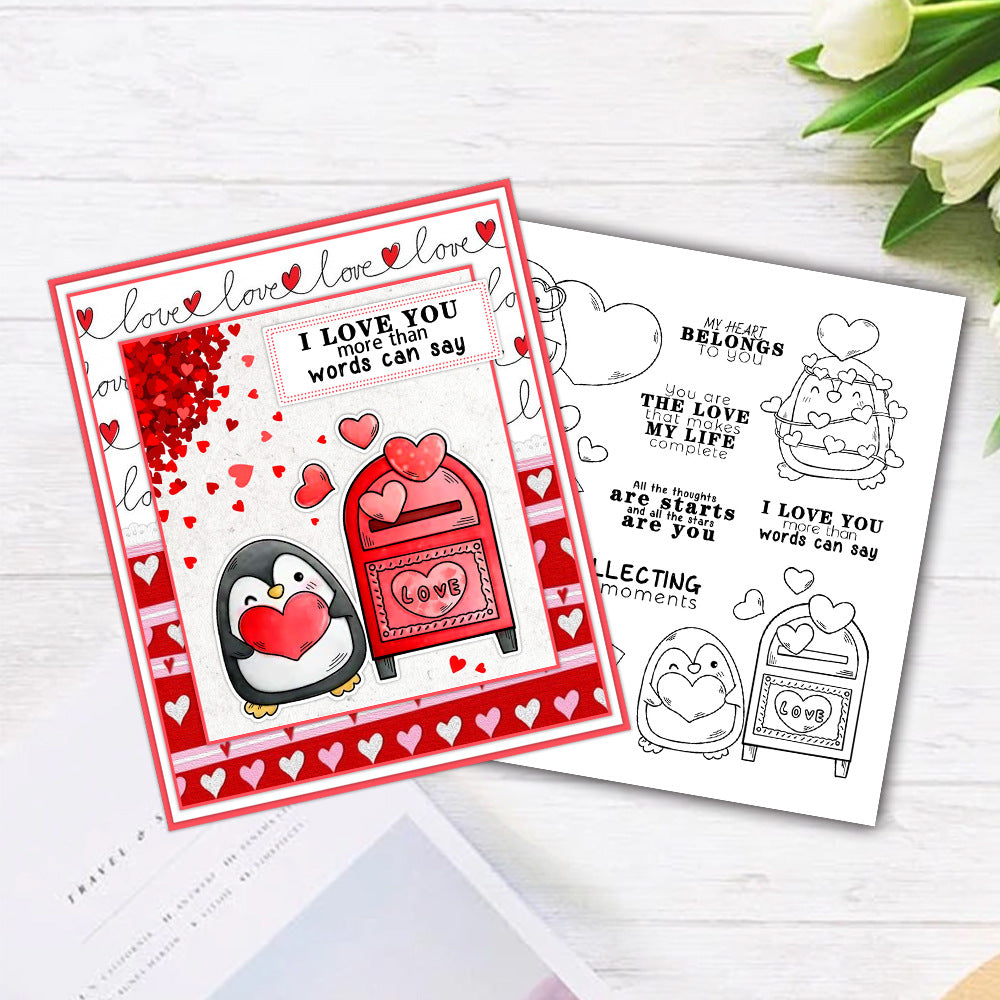 Valentine's Day Theme Dies & Stamps Set