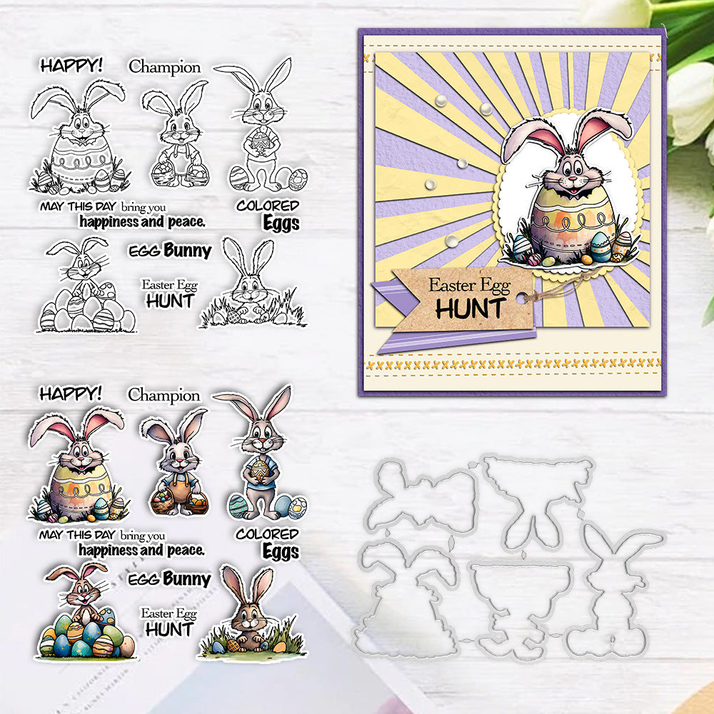 Easter Bunny Dies & Stamps Set