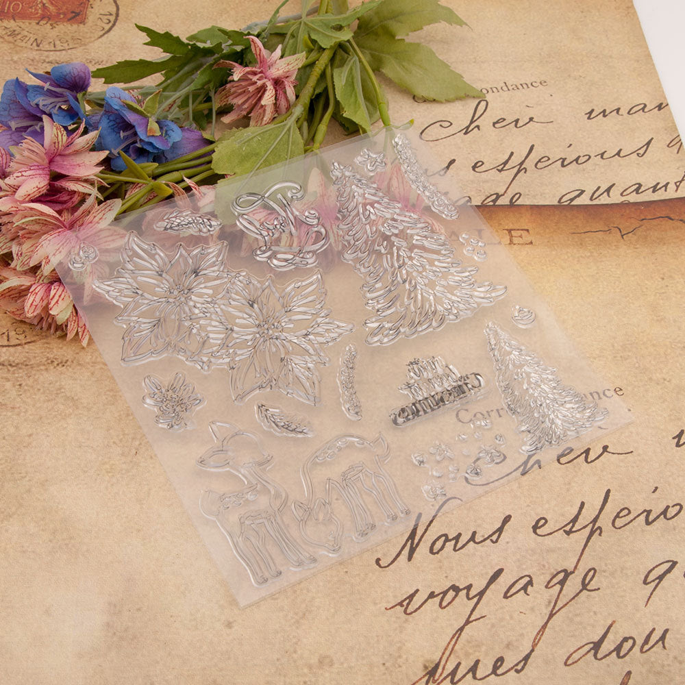 Christmas Theme Clear Stamps