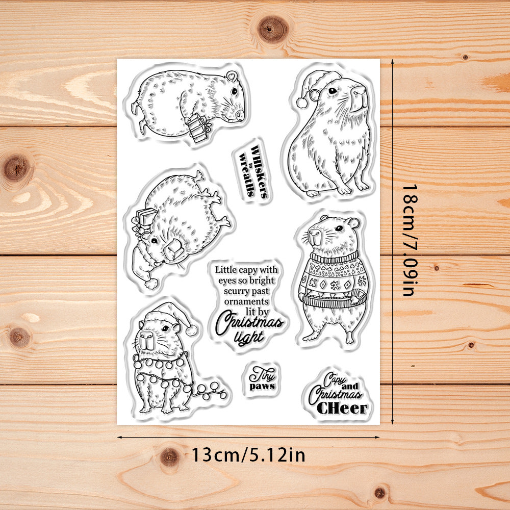 Christmas Mouse Clear Stamps