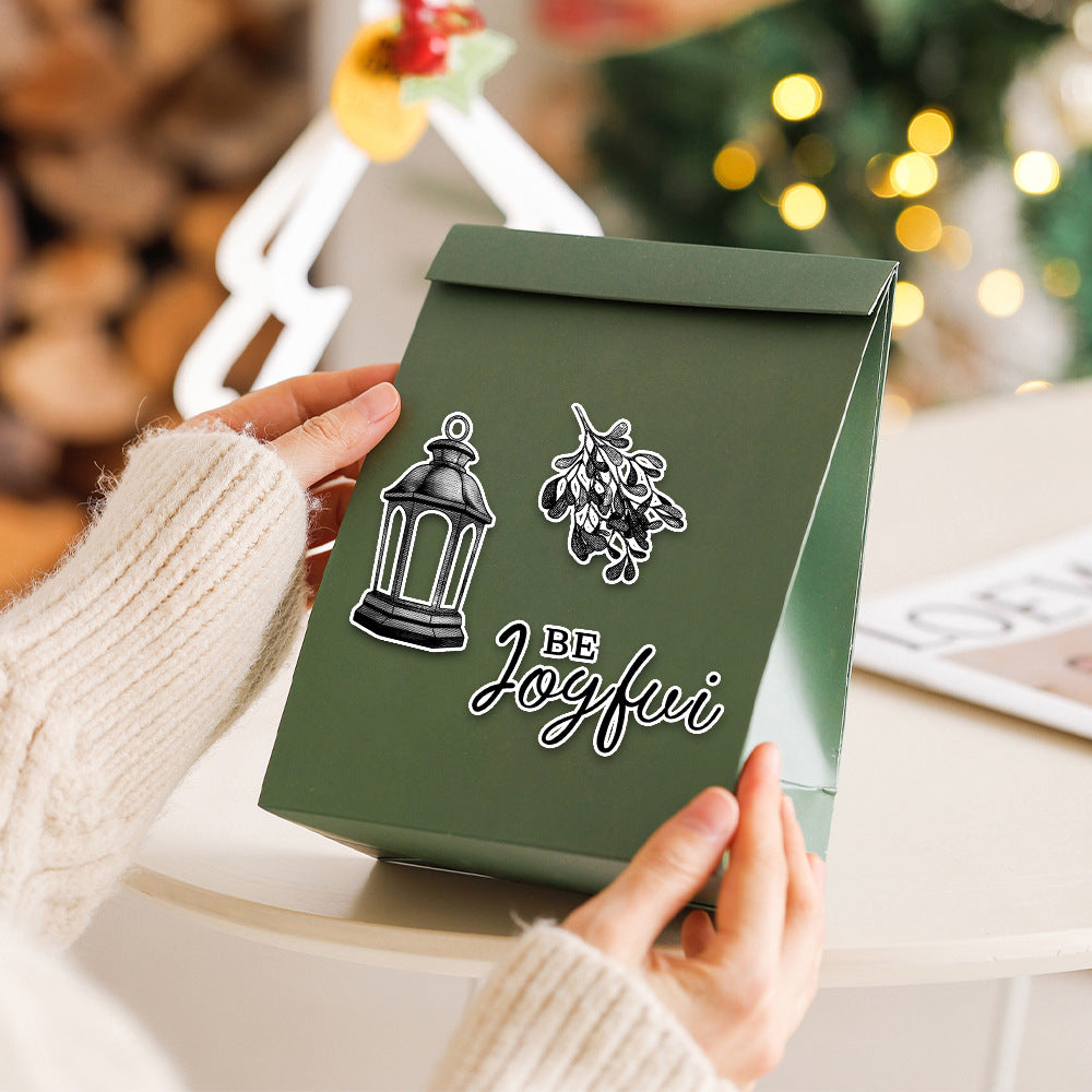 Christmas Candle Lights Dies & Stamps Set