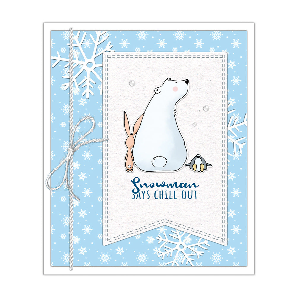 Christmas Animals and Snowman Dies & Stamps Set