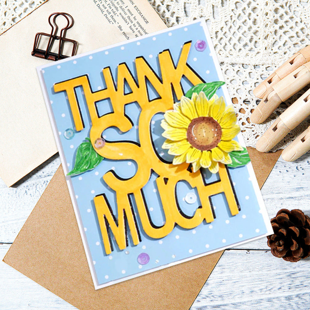 "Thank So Much" Metal Cutting Dies