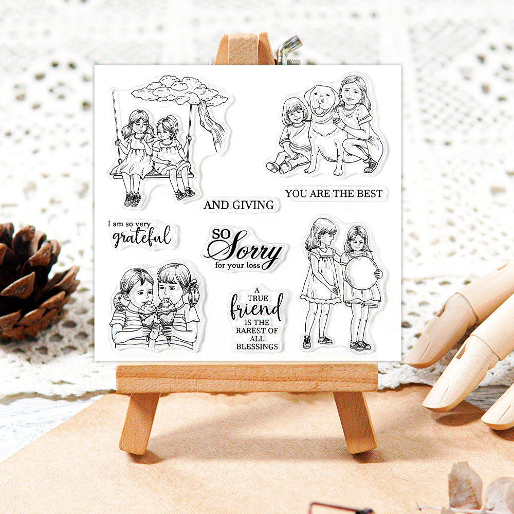 Happy Kids Clear Stamps