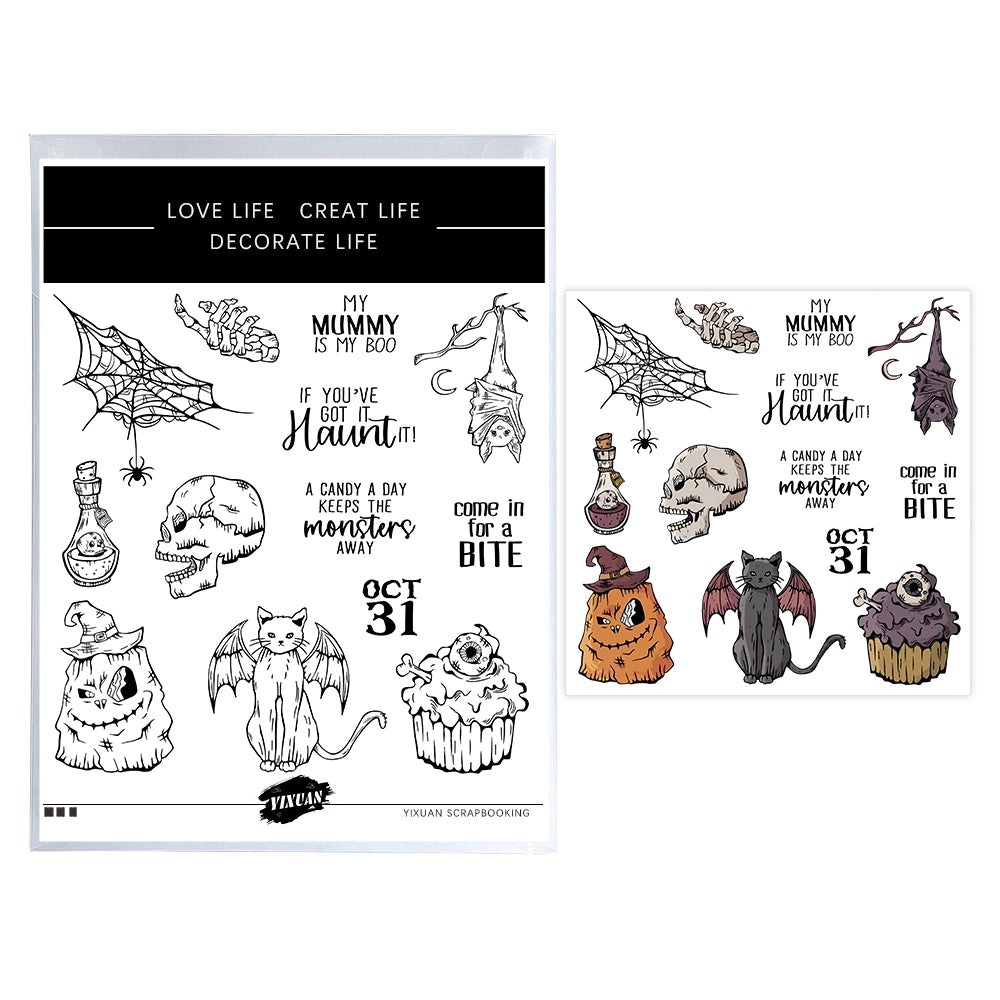 Halloween Series Dies & Stamps Set