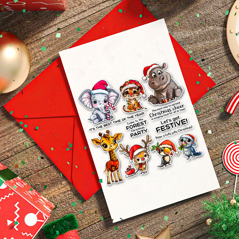Christmas Animals Dies & Stamps Set