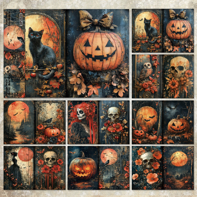 A5 Halloween Theme Journal Scrapbook Paper