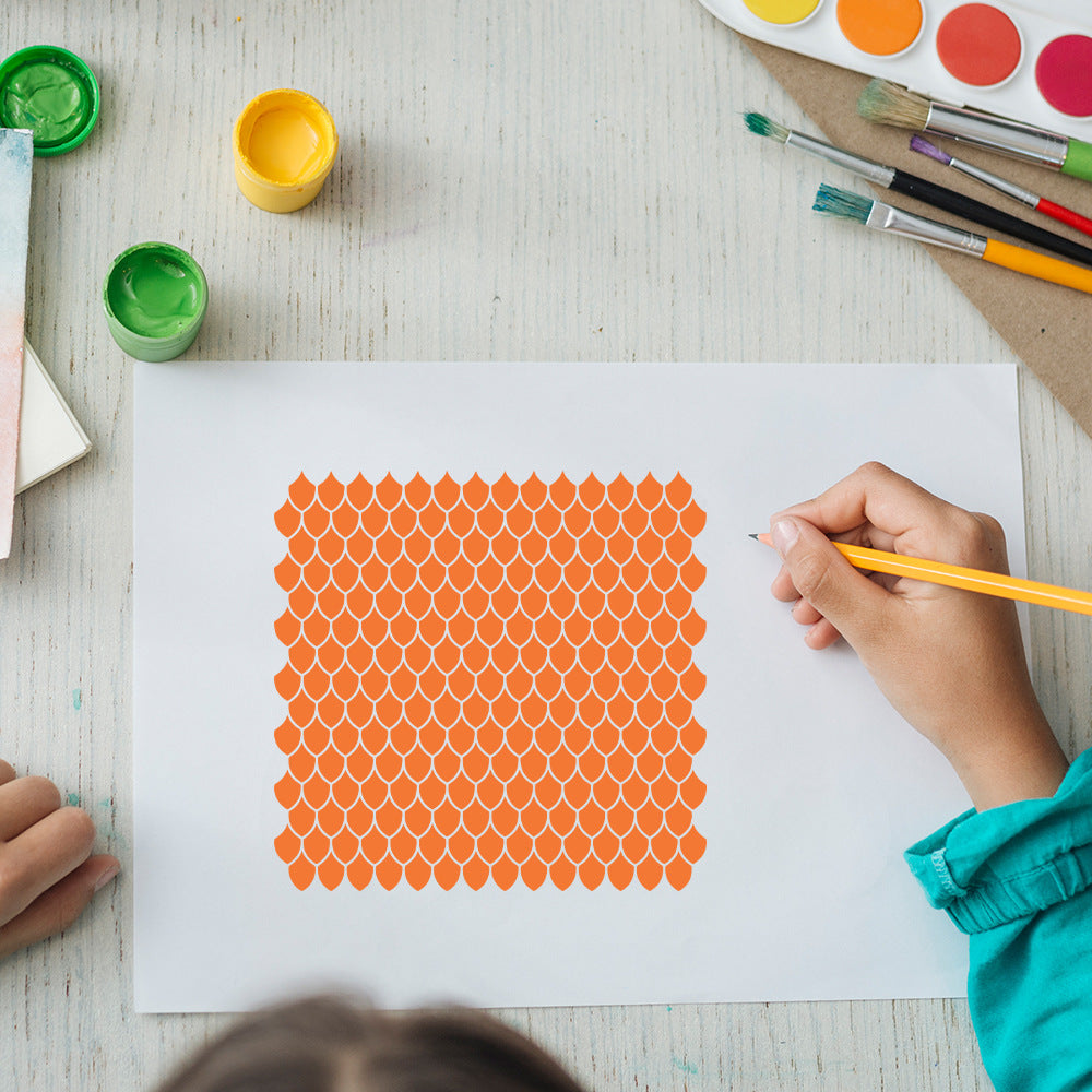 Decorative Pattern DIY Painting Hollow Stencil