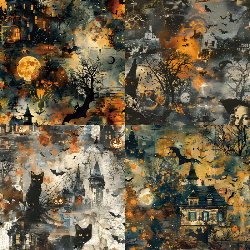 24PCS 6" Night Elves Scrapbook Paper & Cardstock