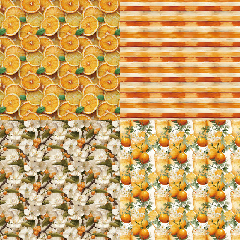 24PCS 6" Sunny Pulp Scrapbook Paper & Cardstock