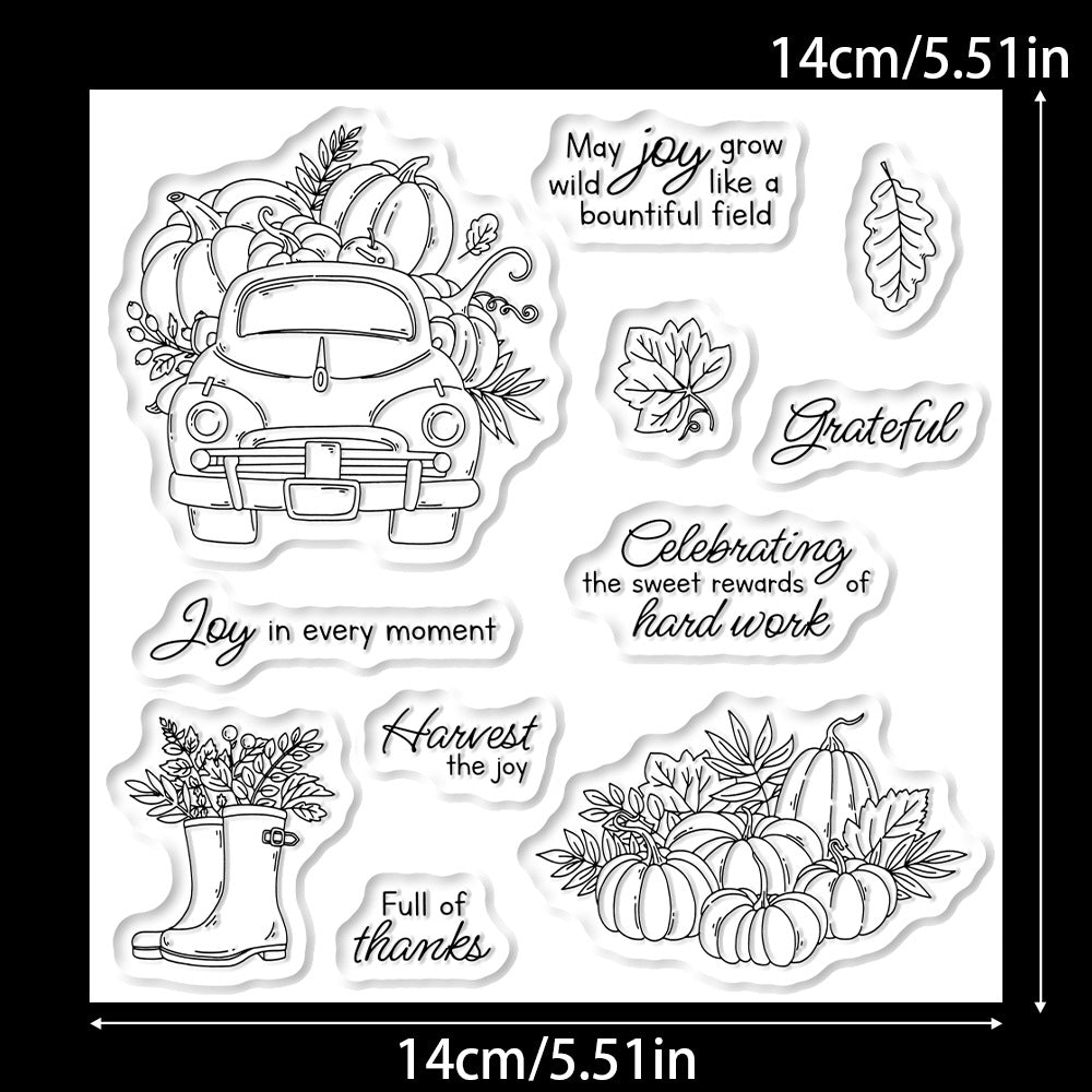 Autumn Pumpkins Dies & Stamps Set
