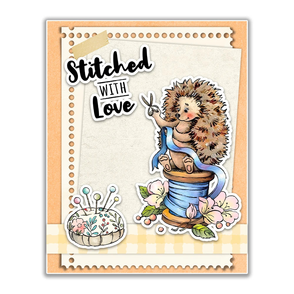 Cute Tailor Mouse Dies & Stamps Set