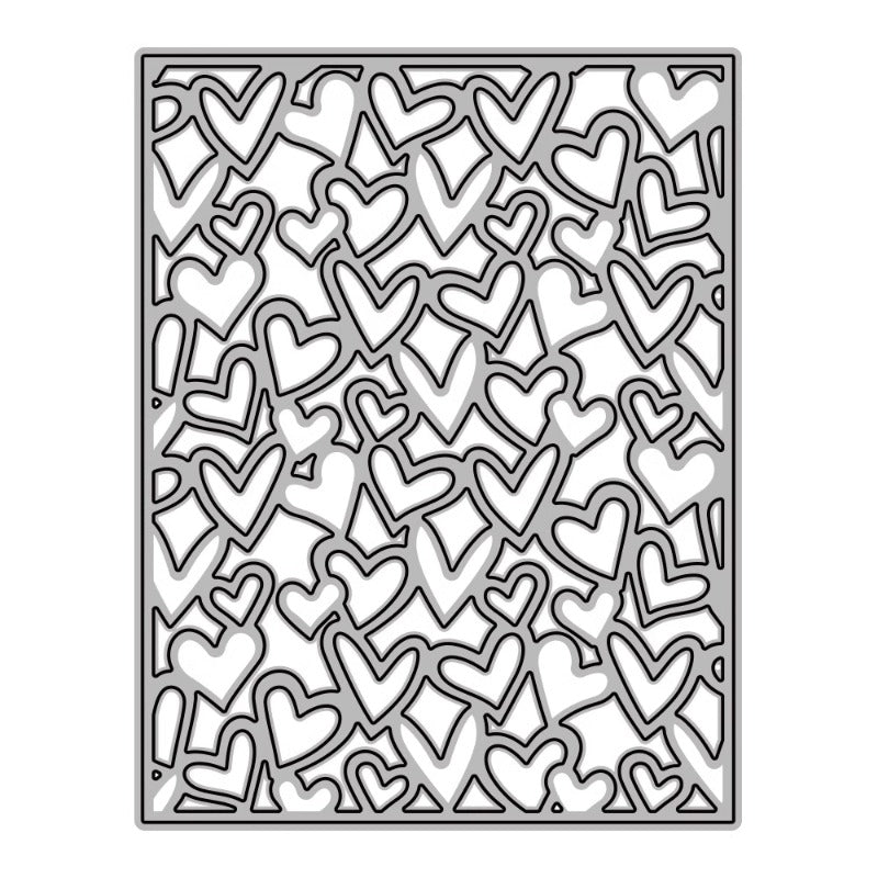 Valentine's Day Love Background Board Cutting Dies