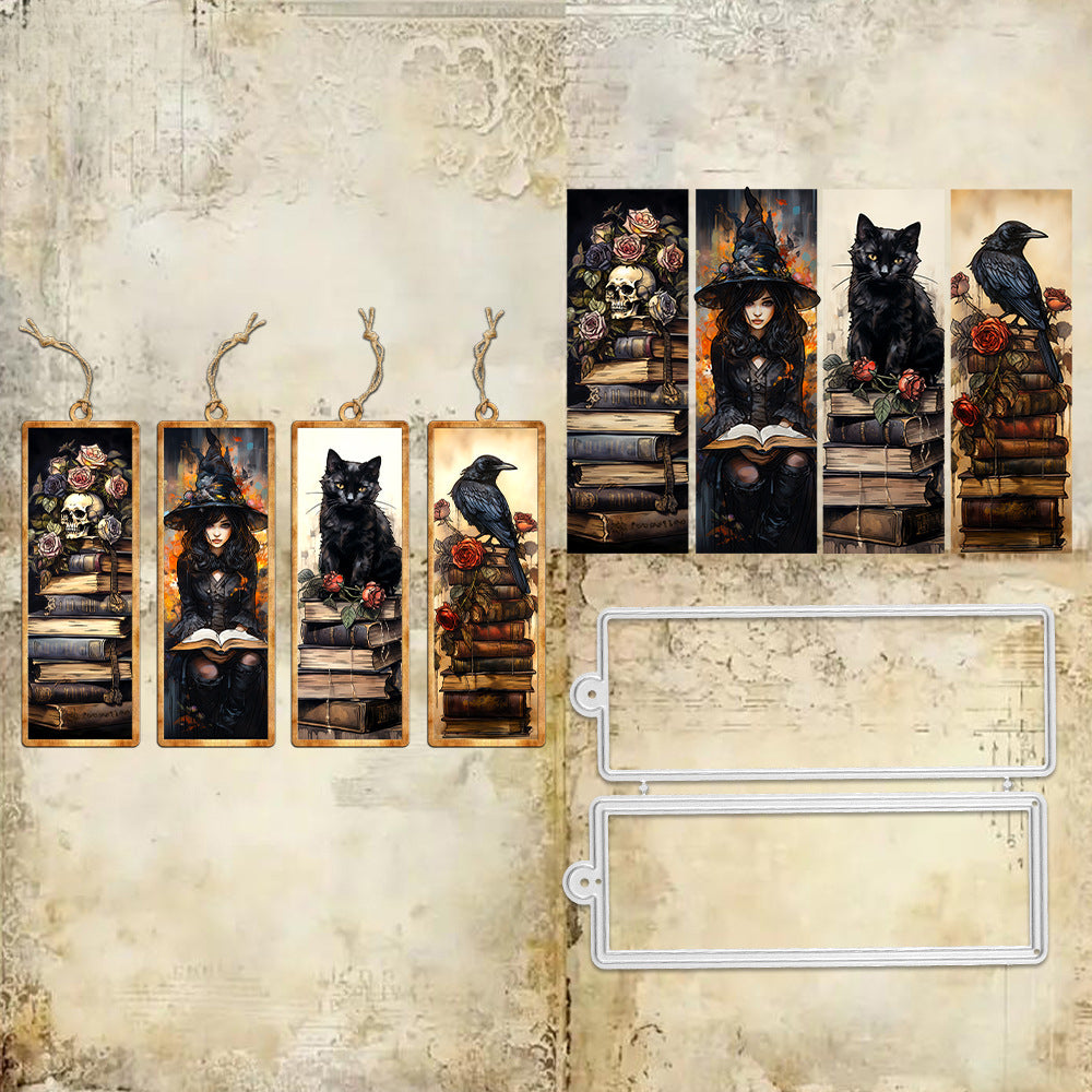 Halloween Elements Dies & Stamps Set