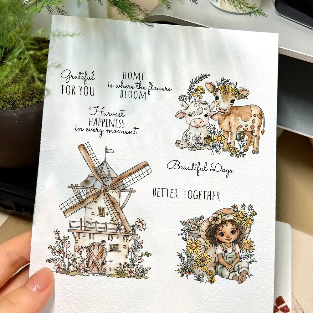 Windmill House Clear Stamps