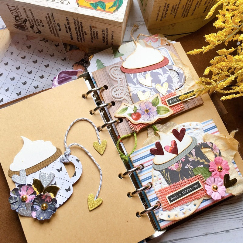 Cute Cream Mug Metal Cutting Dies
