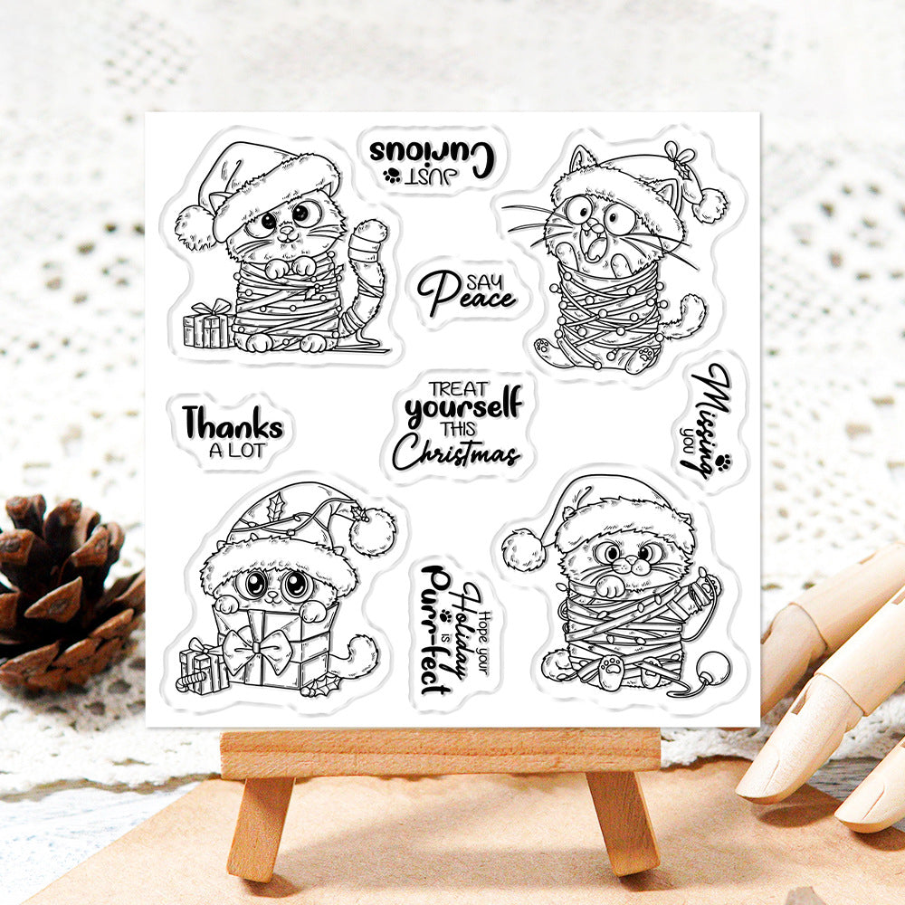 Christmas Kitten Dies & Stamps Set