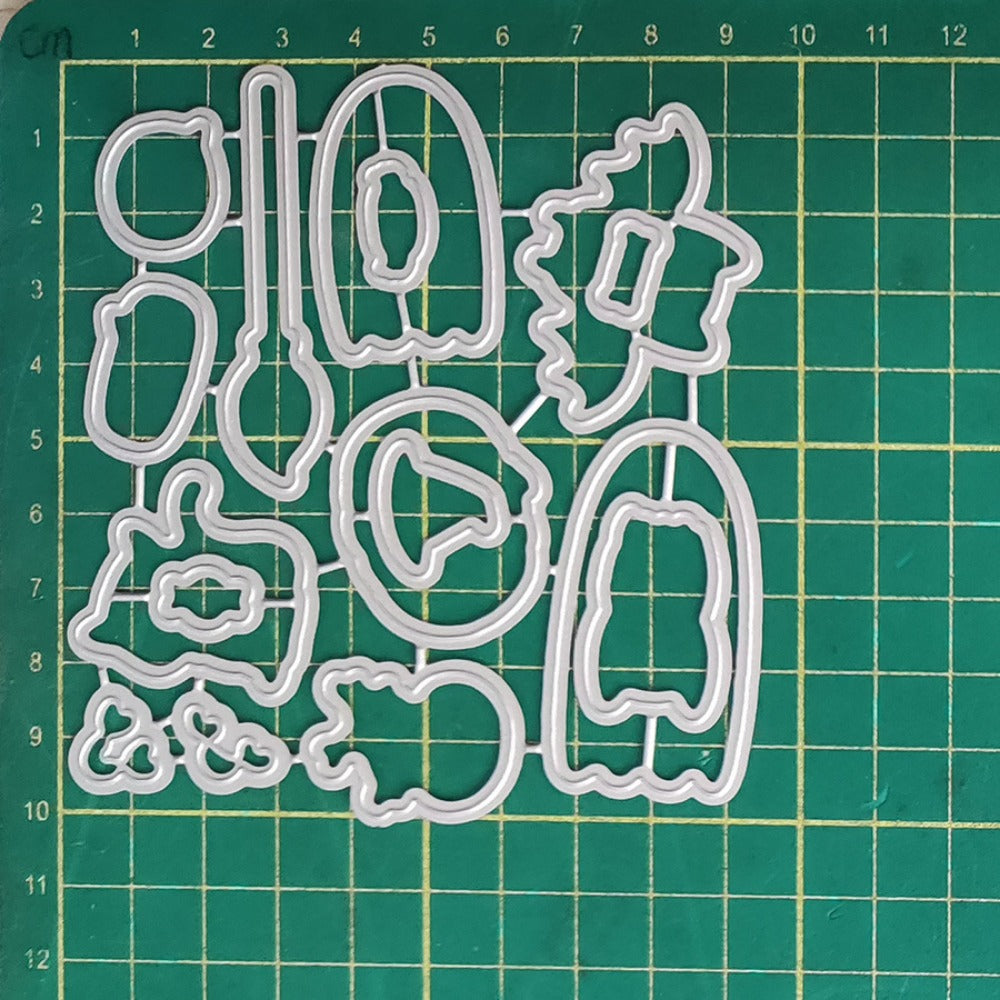 Halloween Ghost Dies & Stamps Set