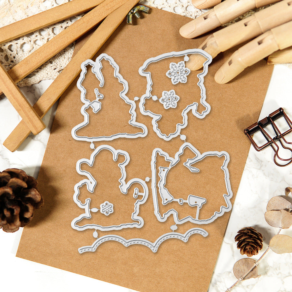Christmas Snowman Dies & Stamps Set