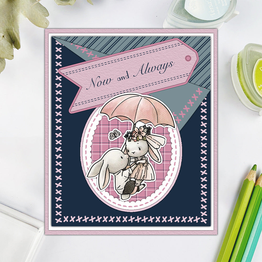 Rabbit and Umbrella Dies & Stamps Set