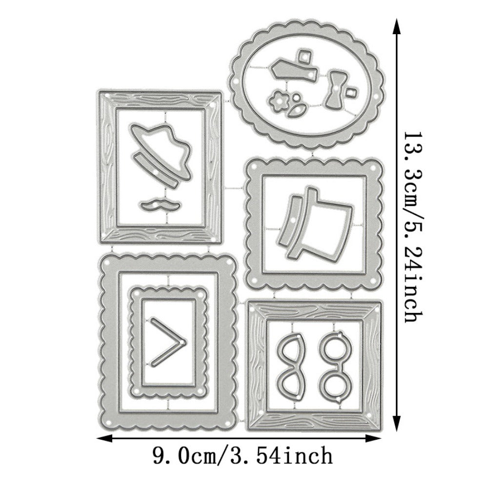 Multiple Styles of Labels Metal Cutting Dies
