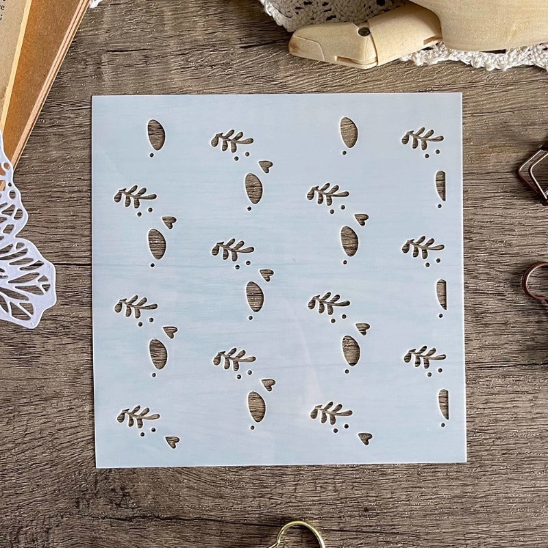 Pumpkin Mushrooms DIY Painting Hollow Stencil