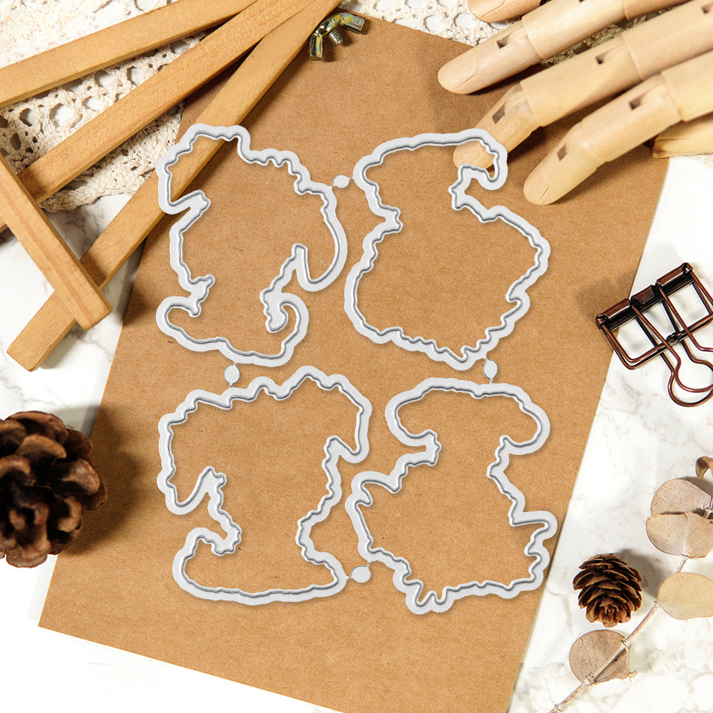 Cute Puppy Dies & Stamps Set