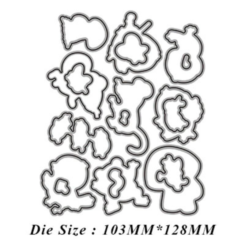 Forest Party Theme Dies & Stamps Set