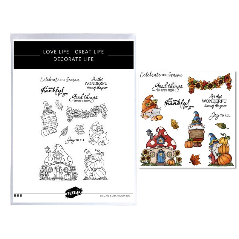 Pumpkin Gnome Dies & Stamps Set