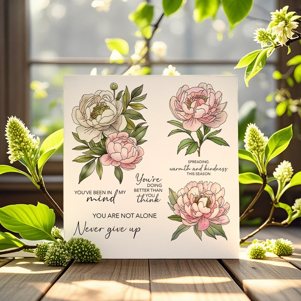 Beautiful Camellia Clear Stamps