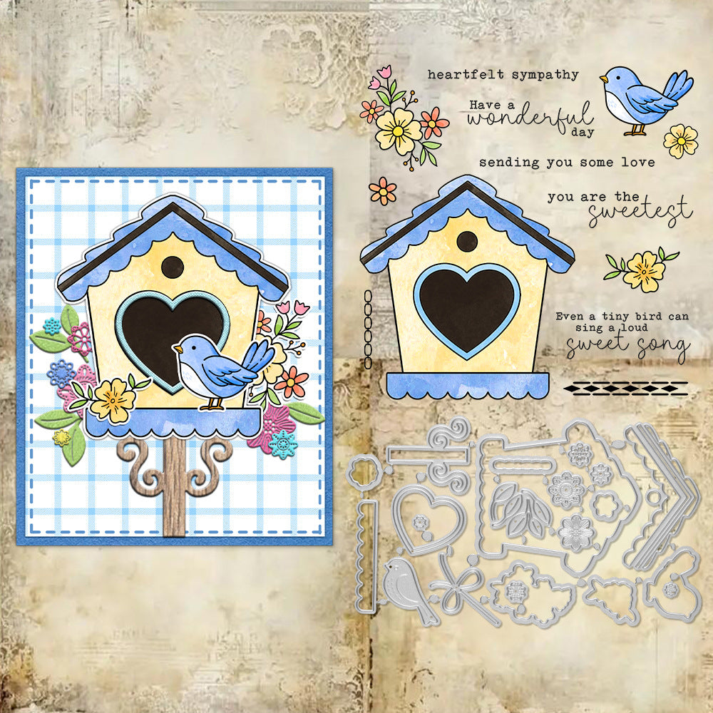 Bird House Dies & Stamps Set