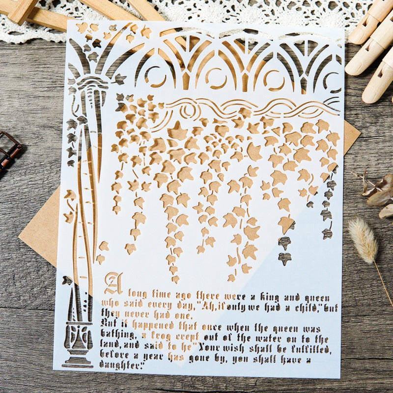 Leaves DIY Painting Hollow Stencil