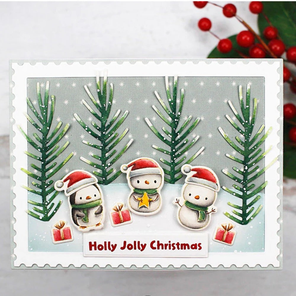 Christmas Animals Dies & Stamps Set