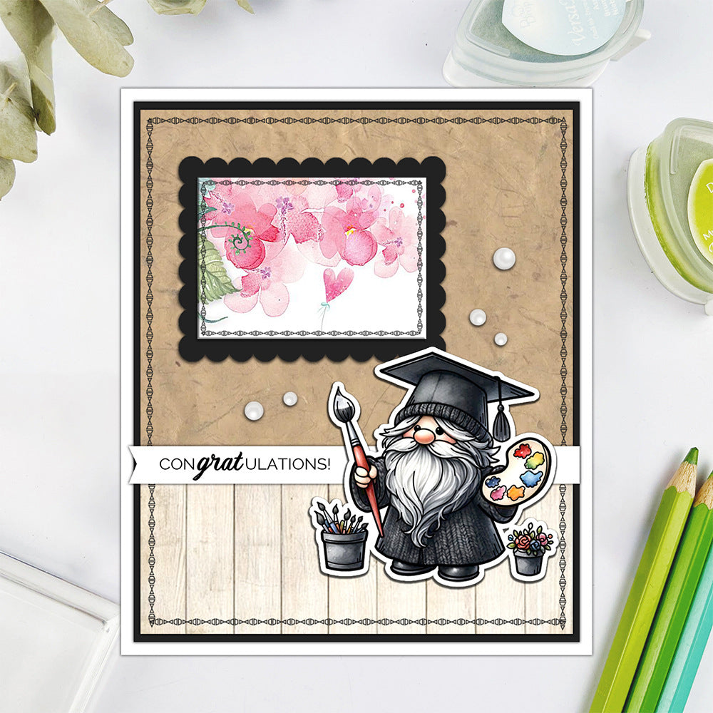 Graduation Season Dwarf Dies & Stamps Set