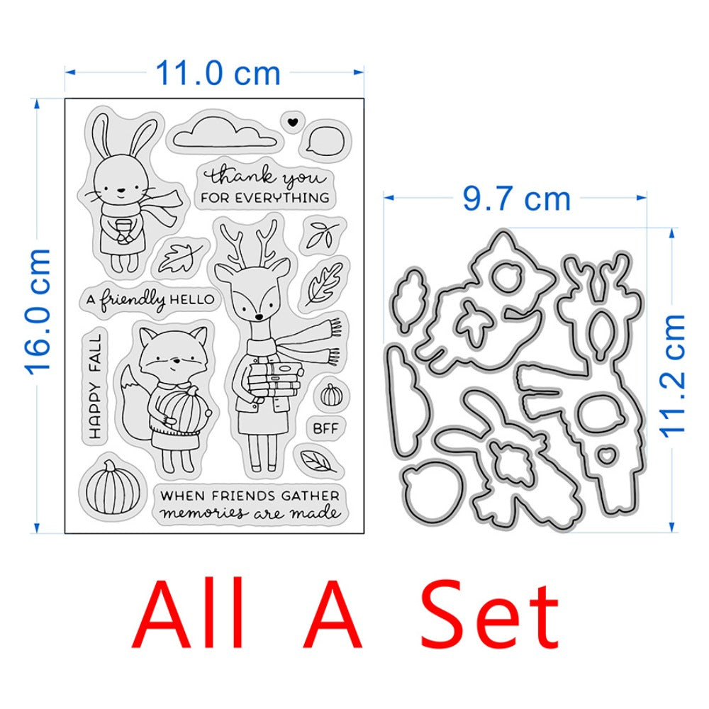 Fawn Squirrel Dies & Stamps Set