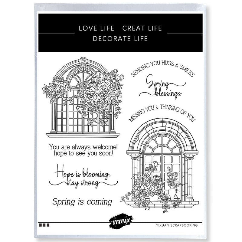 Window Grilles Dies & Stamps Set