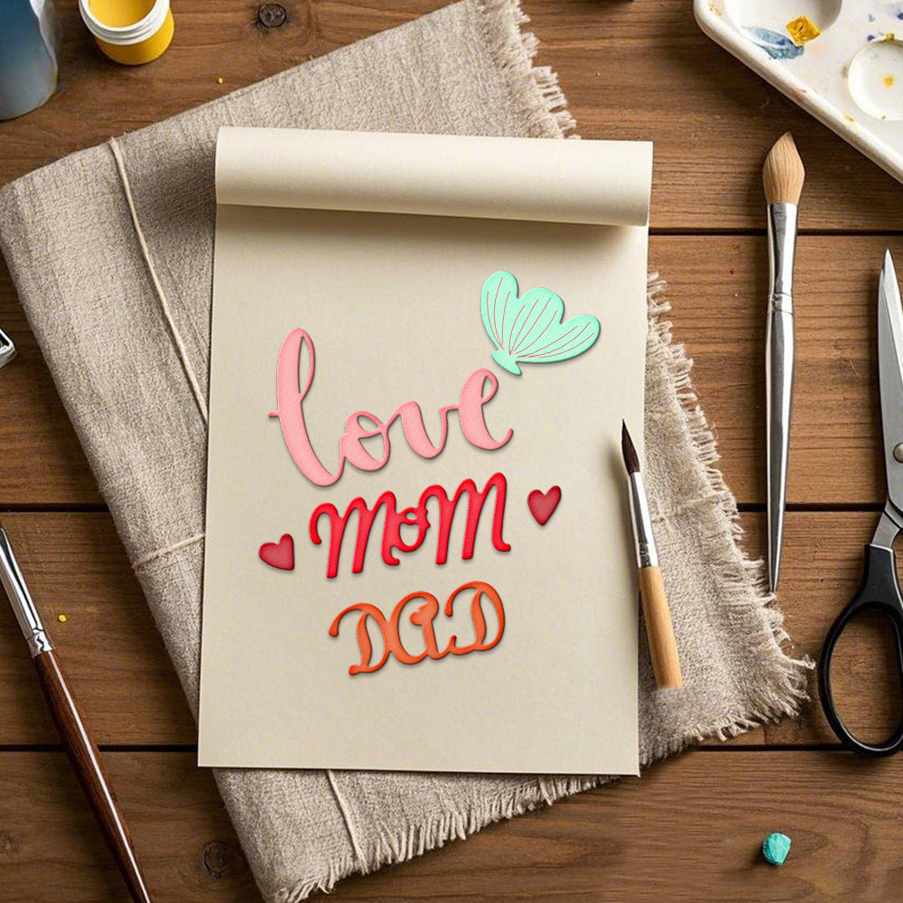 Mother's Day Letters Metal Cutting Dies