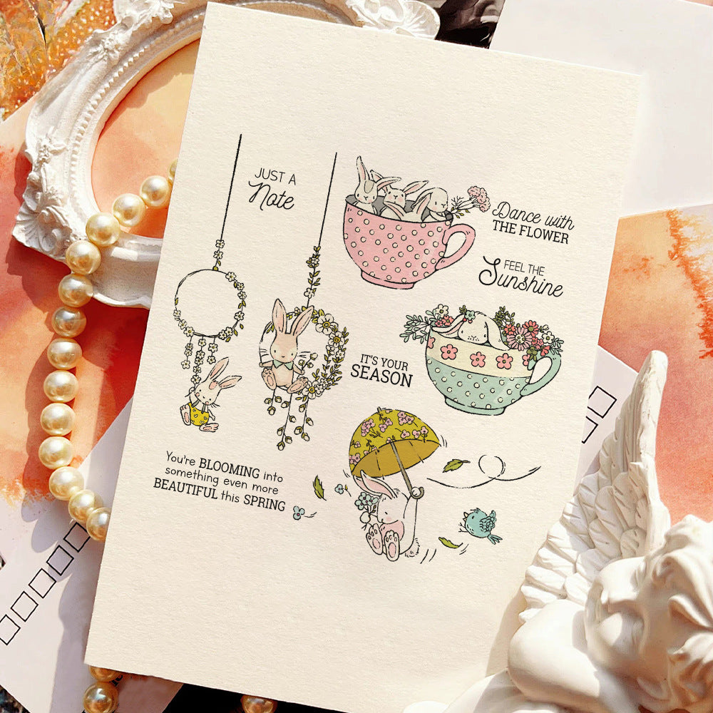 Spring Rabbit Dies & Stamps Set