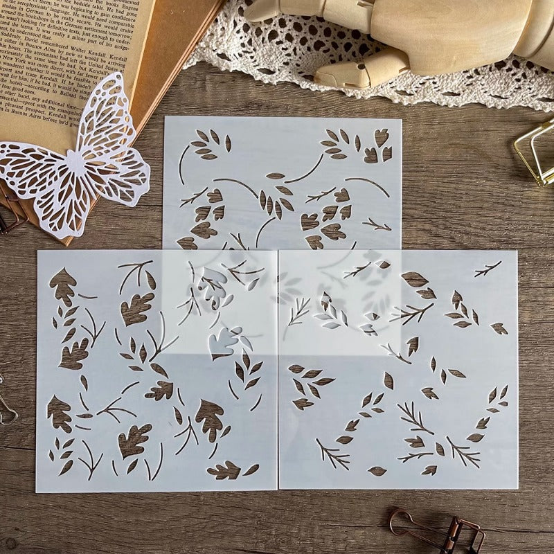 Autumn Maple Leaves DIY Painting Hollow Stencil