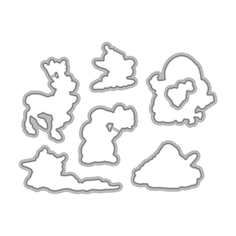 Christmas Theme Dies & Stamps Set