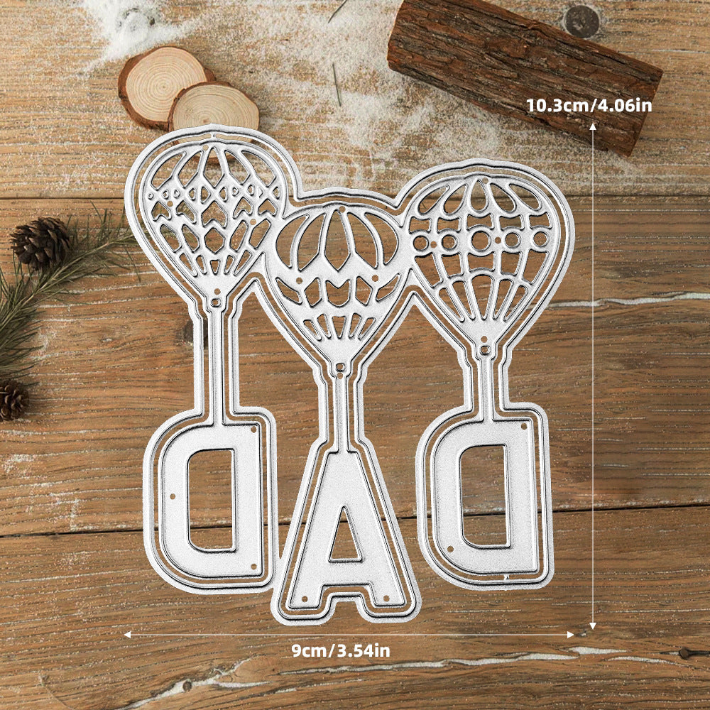 Father's Day Theme Metal Cutting Dies