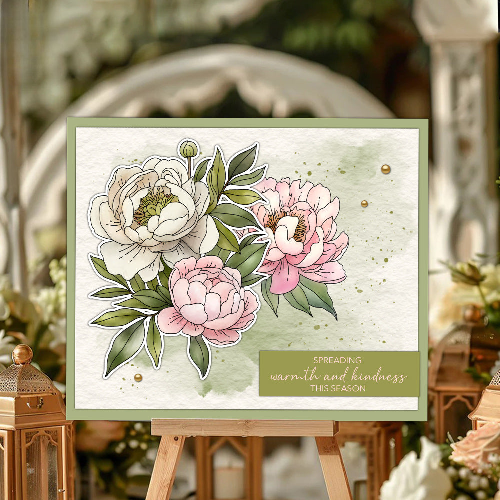 Beautiful Camellia Clear Stamps