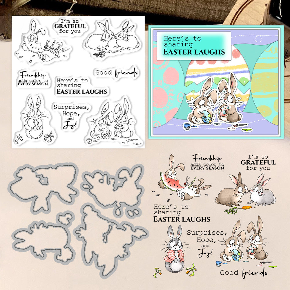 Easter Bunny Dies & Stamps Set