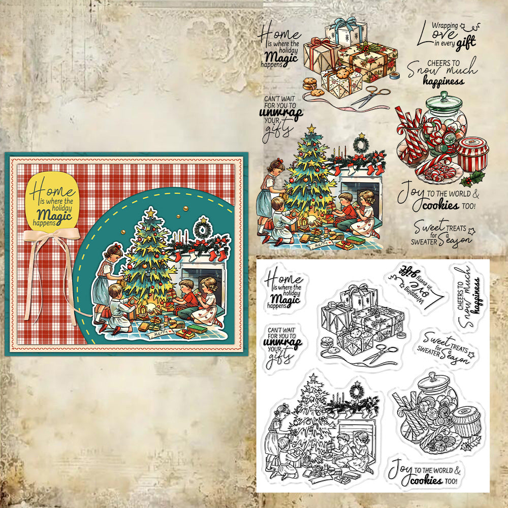 Christmas Theme Clear Stamps