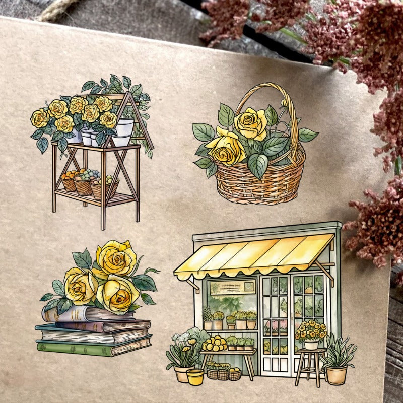 Spring Blooming Flowers Clear Stamps