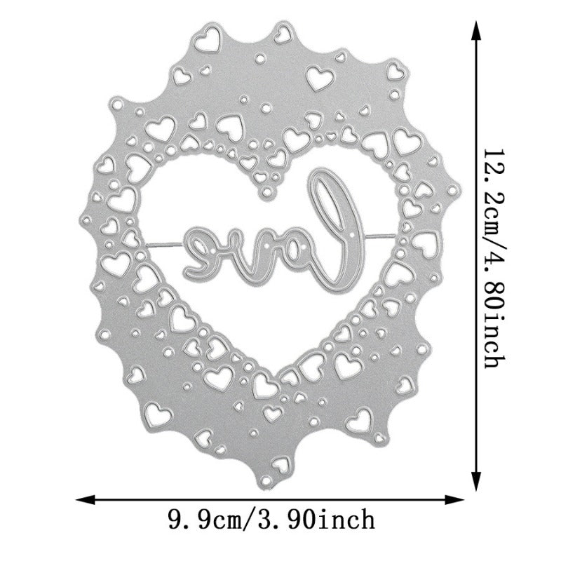 Love Background Board Cutting Dies
